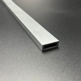 Квадратная труба с сплава алюминиевого сплава 20*10*2 мм пятна алюминиевого сплава алюминиевый алюминиевый цвет Материал Алюминиевый плоский труба Алюминиевая плоская плоская