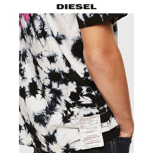 Diesel Летняя трендовая ретро футболка с коротким рукавом, 2020