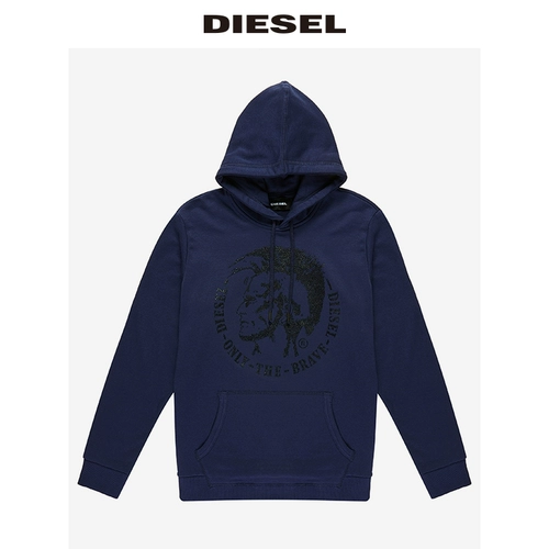 Diesel Лонгслив с капюшоном, спортивный комплект, свободный крой