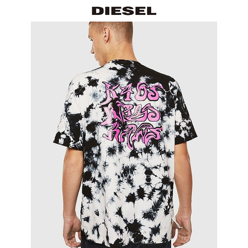 Diesel Летняя трендовая ретро футболка с коротким рукавом, 2020