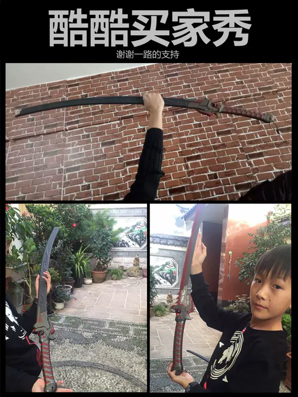 Xem trò chơi tiên phong Genji ác linh dao lưỡi kiếm dài COS đạo cụ mô hình vũ khí làm bằng tay lớn không có cạnh - Game Nhân vật liên quan
