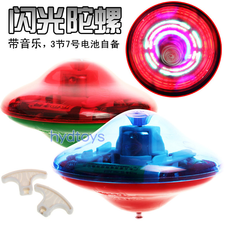 UFO Phantom Drift Flash Music Electric Tops 2-3-4-5-6-year-old baby boy Desktop toy