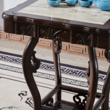 Мебель из красного дерева, чернокожие, маленький квадратный стол домохозяйственный чайный стол, Mingqing Classical Welcome Taitu Flower Stand, несколько углов