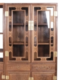 Мебель, книжный шкаф, антикварный комплект, стенд для офиса из натурального дерева, 3 предмета, китайский стиль