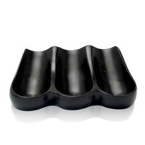 Pipe holder mens collection and display sitting pipe holder spoon-shaped solid wood 3-position stand made of one piece of solid wood