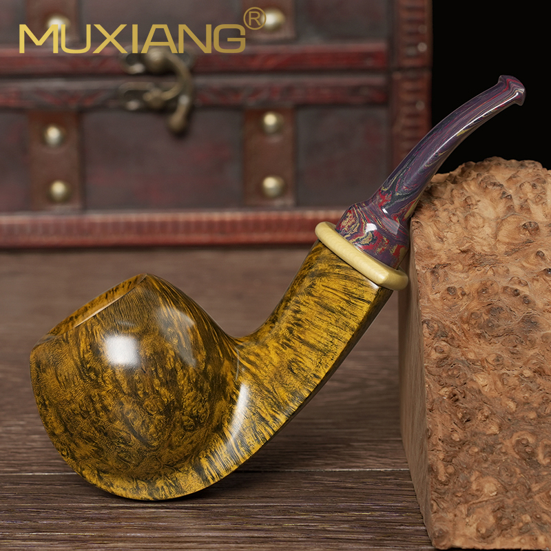 Heather Wood Pipe, Free-Style Handmade Solid Wood Wide-Back Pufferfish Pipe, Traditional Old-Fashioned Filter, Men's Exclusive Smoking Accessory Heather Wood Pipe, Free-Style Handmade Solid Wood Wide-Back Pufferfish Pipe, Traditional Old-Fashioned Filter, Men's Exclusive Smoking Accessory