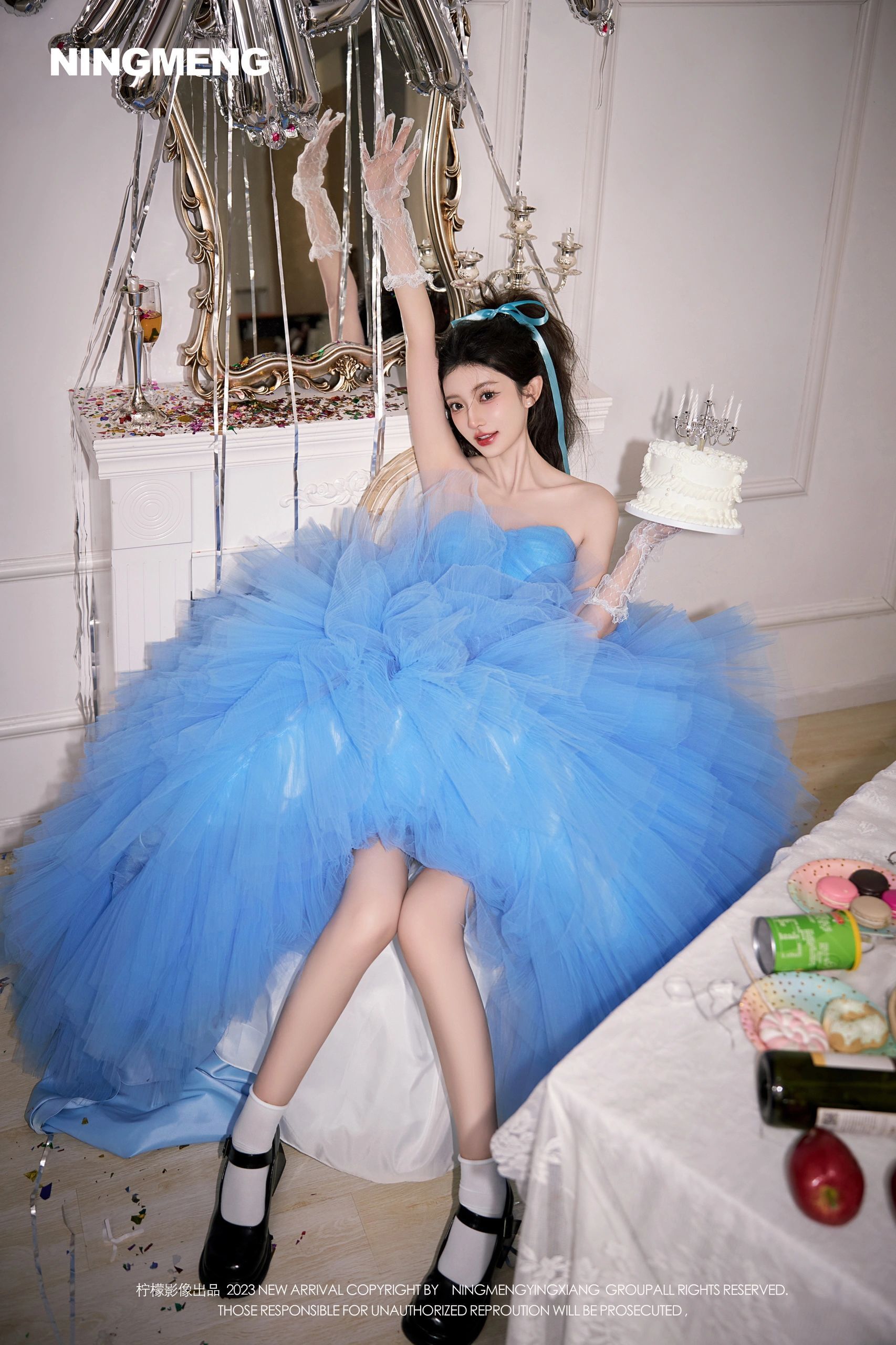  Average code+Blue wedding dress   + $26.45 
