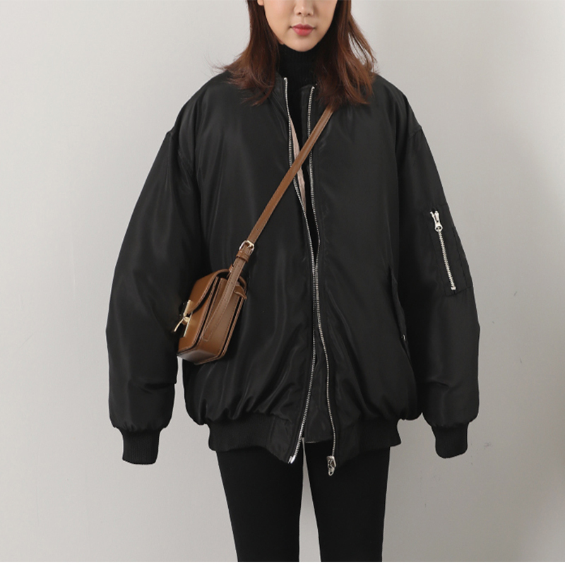 2022 Winter - Winter - Cotton Cotton Cotton Woman - wears a loose BF Wind - Wind Down Cotton Cotton Coat Coat Coat Coat Cotton Coat Coat