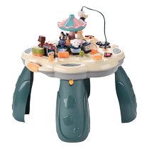 Childrens game table infant multi-functional baby toys 0 to 1 years old Gu early education baby one-year-old gift rain LHBK