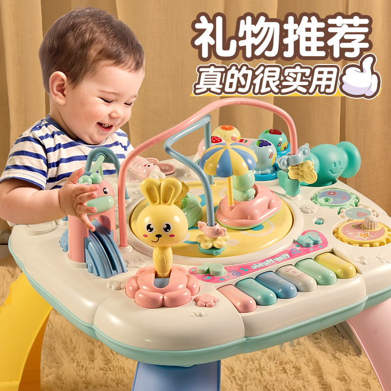 ベビーおもちゃ 0歳〜1歳6ヵ月以上 手拍子ドラム 子供音楽 クラップ 赤ちゃん 早期教育 六面体パズル2