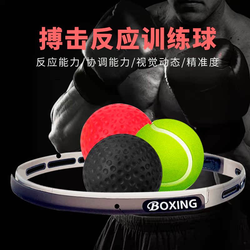 Wearing style boxing speed ball Agile Training Reaction Ball Magic Ball Decompression Vent Jump Ball to Smash Punches Speed Ball