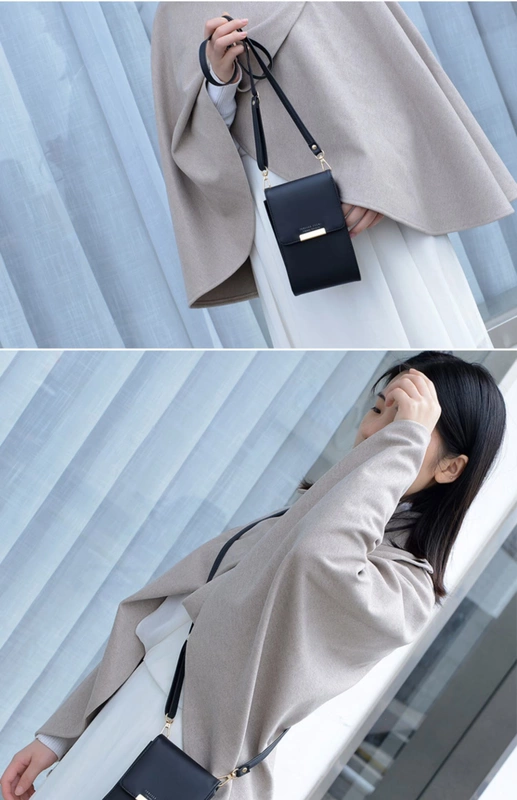 2019 thời trang mới một vai điện thoại di động túi xách mini túi đeo chéo đa chức năng thẻ ví một gói thủy triều - Túi điện thoại