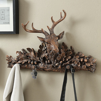 American furniture coat rack hooks wall decoration hangers bedroom clothes rack creative wall hanging row hooks