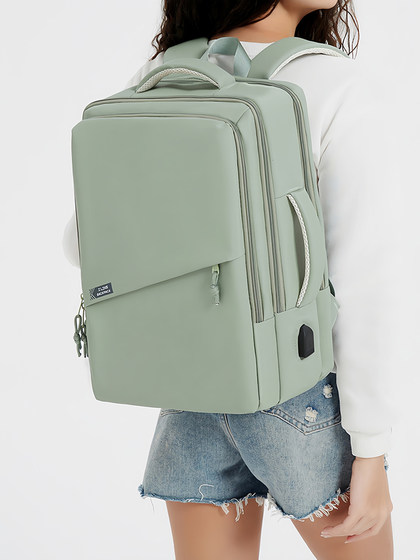 适用联想小新16苹果14华为惠普15.6寸学生出行通勤笔记本电脑包女