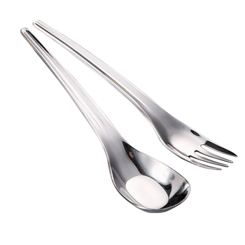 Yuanbao spoon 316l stainless steel baby feeding spoon special small spoon for children's meals spoon for long handle spoon fork