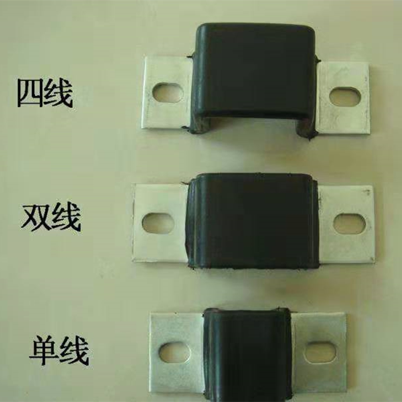 Railway card clamping wire nail single wire double-wire and four-wire cable U-type card railway electrical equipment