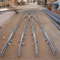 Railway single open turnout ZDK630-3-6 cross ferry line turnout pneumatic single open turnout spike rail guard rail