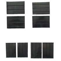Railway track rubber pad shockproof rubber pad 43-10 rubber pad