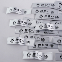 Curved insert card custom bakery logo pudding label insert card food grade cupcake decoration insert customization