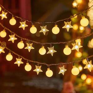 Solar String Lights, Flashing String Lights, Starry Sky Lights, Outdoor Waterproof Garden Flashing Lights, Camping Canopy Lights, Atmosphere Lights