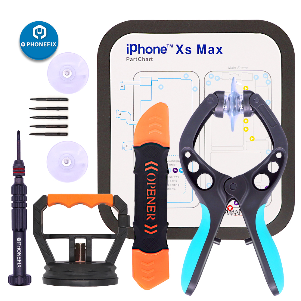 iPhone 8 8P X disassembly mobile phone repair tool set for Apple screwdriver screen opener