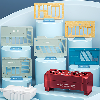 Xin Zhi made FU-100 double 8 W violent fan mobile phone repair screen X-12P roMax glued with stamper