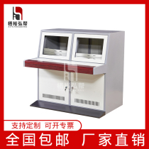 Custom welding piano type monitoring console instrument control cabinet industrial automation console program control table