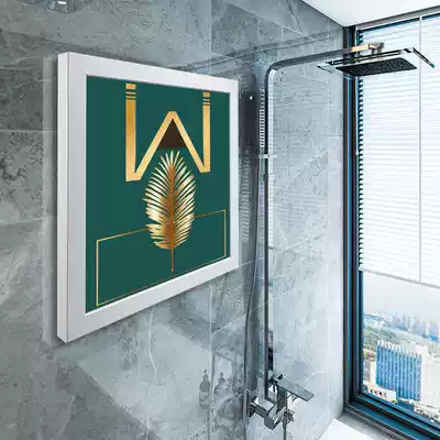 Bathroom mural folding storage cabinet non-perforated dressing room wall wall-mounted storage cabinet bathing clothes waterproof