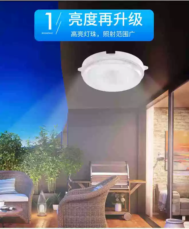 đèn năng lượng mặt trời ốp trần Đèn led ốp trần năng lượng mặt trời nhà trong nhà một kéo ba bốn năm sáu ban công cầu thang lối đi đèn tường chiếu sáng den op tran nang luong mat troi đèn ốp trần năng lượng mặt trời