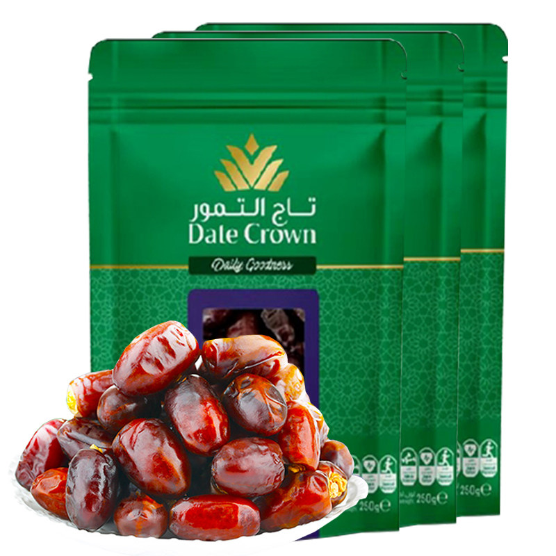 UAE imported crown date date Dubai black date date date date date date is washed 250g*3 bags
