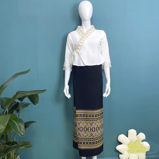 Nueva ropa Xishuangbanna Dai, tops para mujer, faldas largas, ropa de trabajo, faldas tradicionales Dai, trajes salvavidas, uso diario