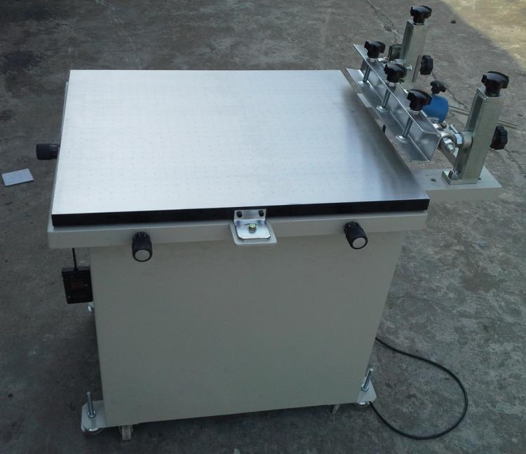 Silk Print Bench Vacuum Aspiring Handprint Bench Precision Aspiring Screen Printing Press Suction Hand Print Bench with scales 60 * 80