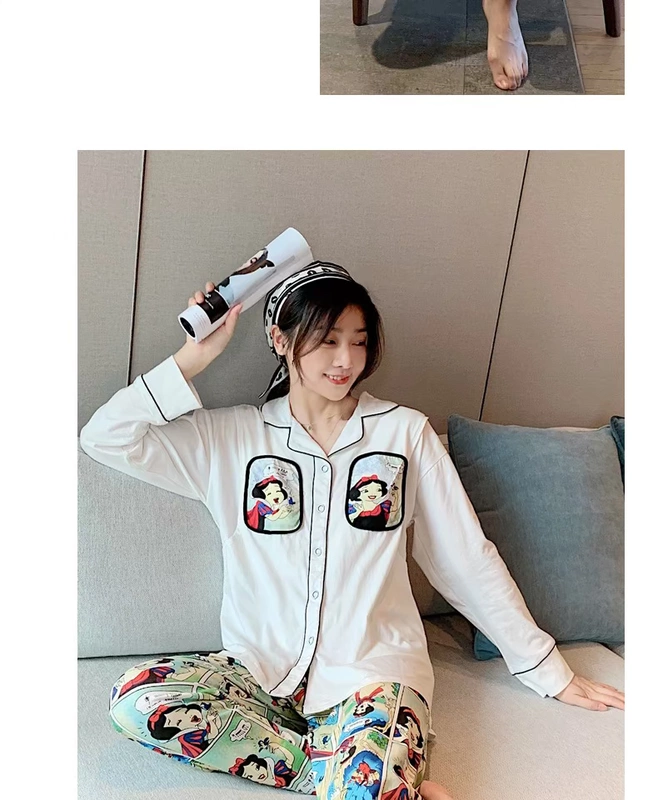Yiyin giam giữ quần áo cotton thấm mồ hôi thoáng khí mùa hè mỏng phần sau sinh phụ nữ mang thai đồ ngủ phụ nữ mang thai cho con bú quần áo dịch vụ tại nhà phù hợp với - Giải trí mặc / Mum mặc