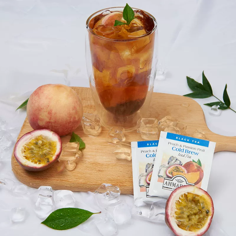 [Комбинация вкуса] Ахмадтея Яман Холодный жемчужный чай Passion Fragrant Fruit Lemon Thin Mango Mango Litchi Green Tea