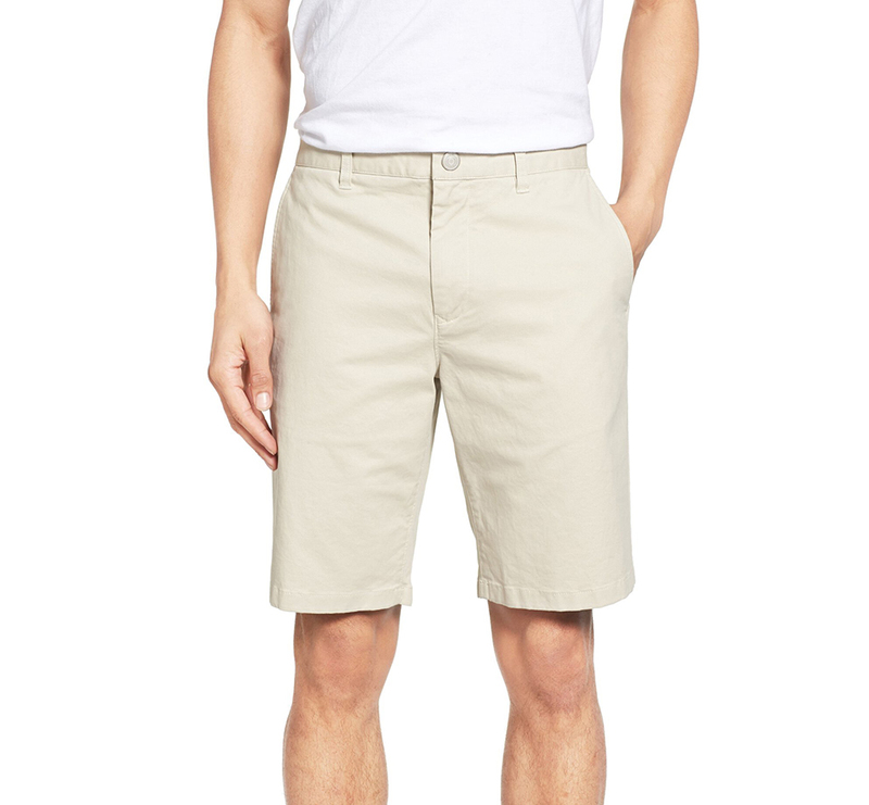 Mzk Men's Casual Short Wheat-Colored Slim-Fit Five-Point Pants