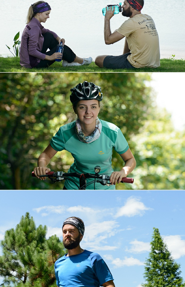Thể thao ngoài trời Đa dạng Ma thuật Khăn trùm đầu Cưỡi đầu Bib Sandproof Sunscreen Sun Turban Mặt nạ mồ hôi Headband - Kerchief / Earflap khăn bịt mặt đi phượt