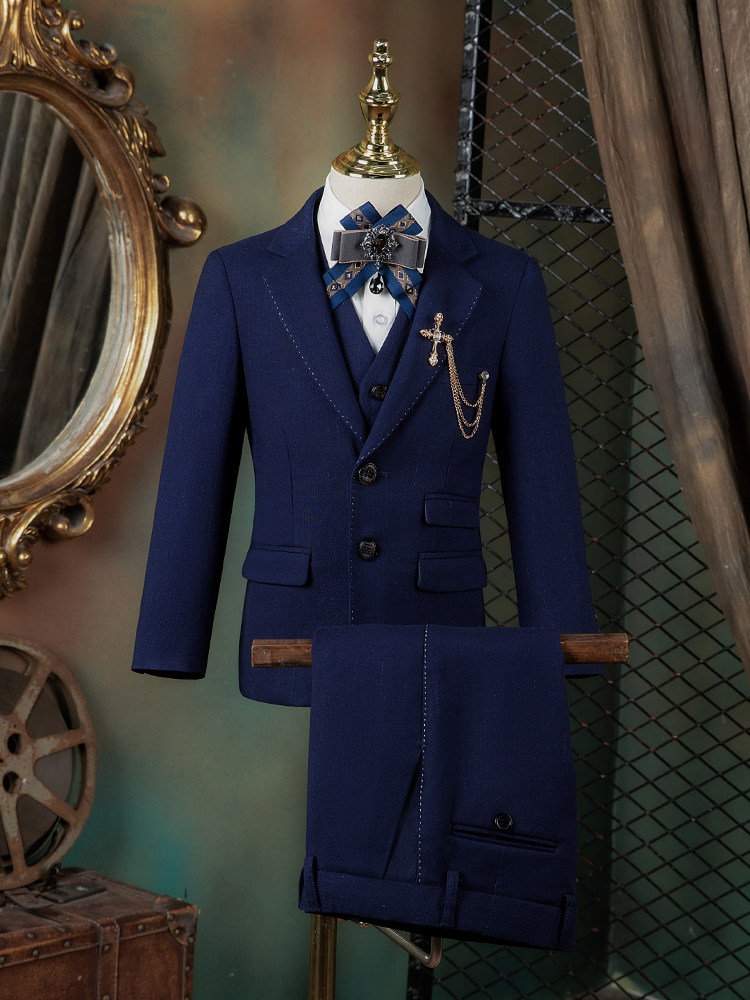 Children's Suit, Boy's Formal Suit, 2025 New Runway Show, Flower Boy, Handsome Little Suit, Host, Piano Performance Outfit