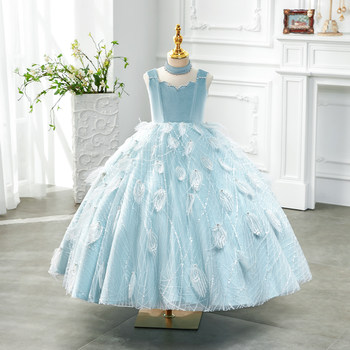 Girls' Dress, Light Luxury, Niche, High-End, 2025 New Model, Children's Host Princess Dress, Piano Performance Outfit, Winter