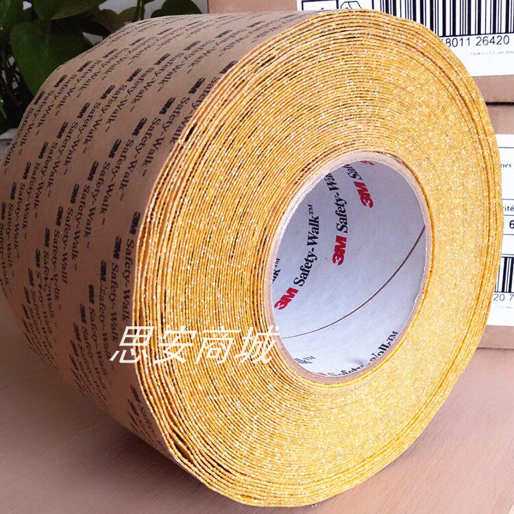 Imported 3M anti - slip 630 yellow 10CM mineral noodle tape marble tile staircase anti - slip strip