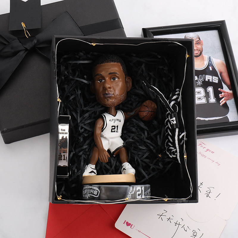 Duncan James Kobe Owen Curry basketball bracelet doll decoration doll model surrounding gifts for boys