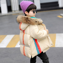 Childrens clothing boys cotton clothes 2021 New 4 thick 5 Warm 6 years old foreign style 7 short 8 Korean version 9 foreign style winter cotton padded clothes