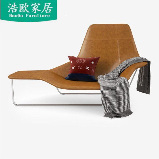 Haoou home furnishing creative fiberglass designer lama chair lazy chair leisure recliner chaise longue bedroom sofa chair