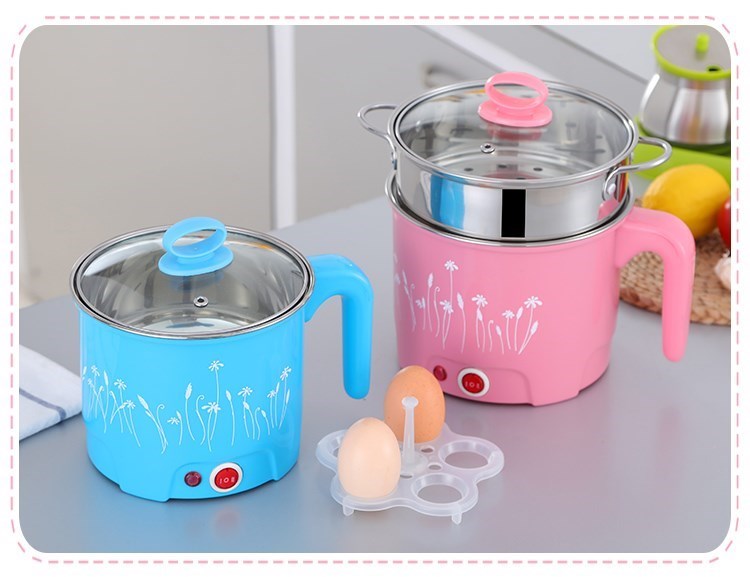 Sinh viên hấp bánh bao hai tầng hấp trứng nồi phở tự động tắt nguồn tạo tác ký túc xá mini mì ăn liền nhỏ nồi hấp bánh bèo