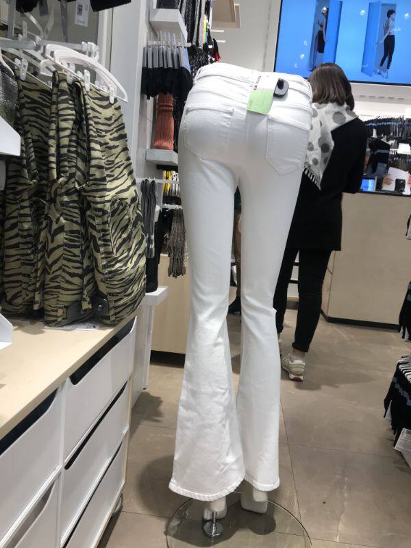 Демисезонные джинсы, базовые повседневные брюки, Италия, высокая талия, в обтяжку 