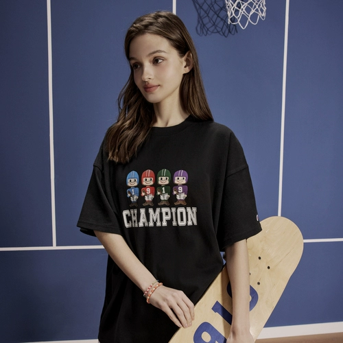 Хлопковая футболка с коротким рукавом для регби