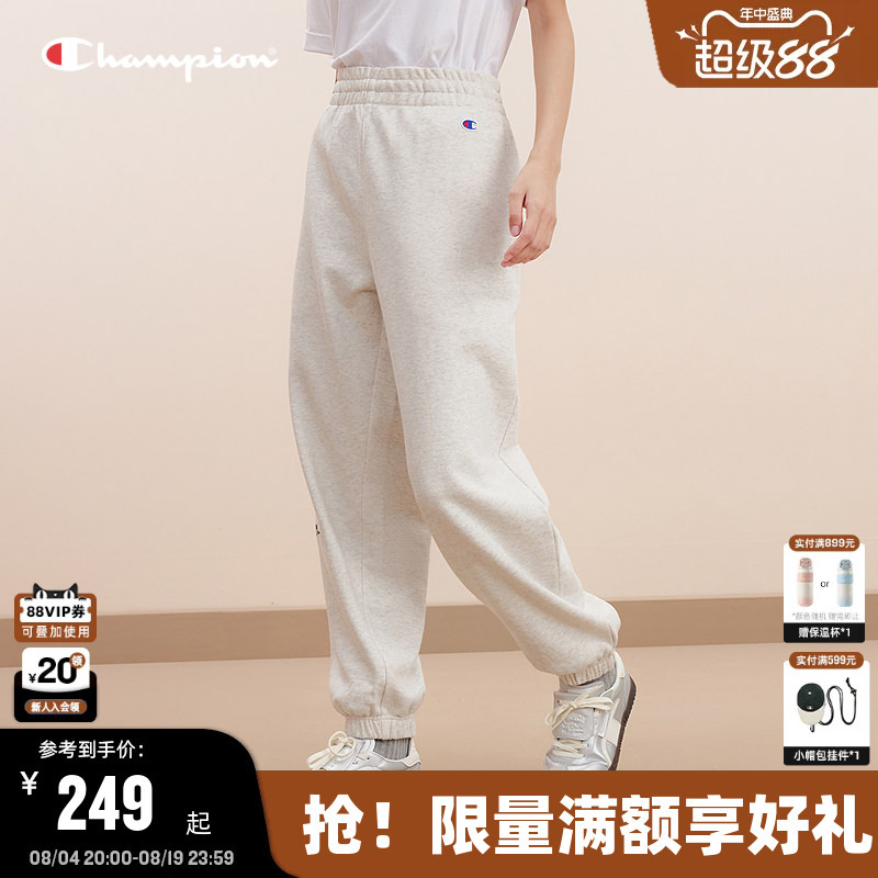 Champion Men's Sweatpants Autumn New Straight-Leg Casual Pants Sports American-Style Simple Pants