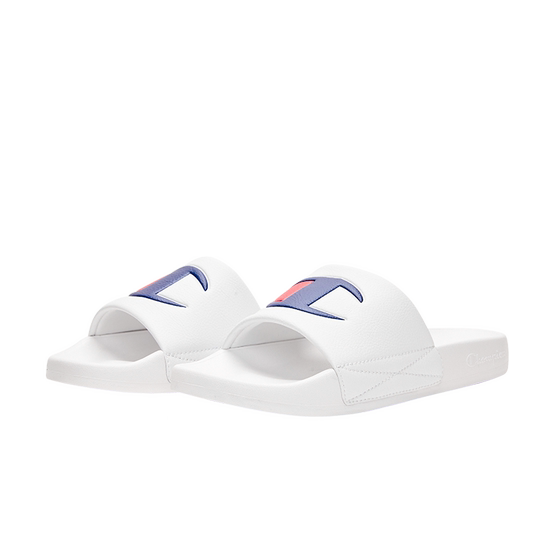 Champion Champion Couple Slides 2025 Summer New Flip Flops Beach Shoes Contrast Color Semi-Train Slide C
