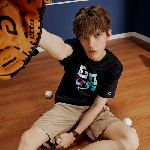 Летняя футболка с коротким рукавом для влюбленных, в американском стиле, оверсайз