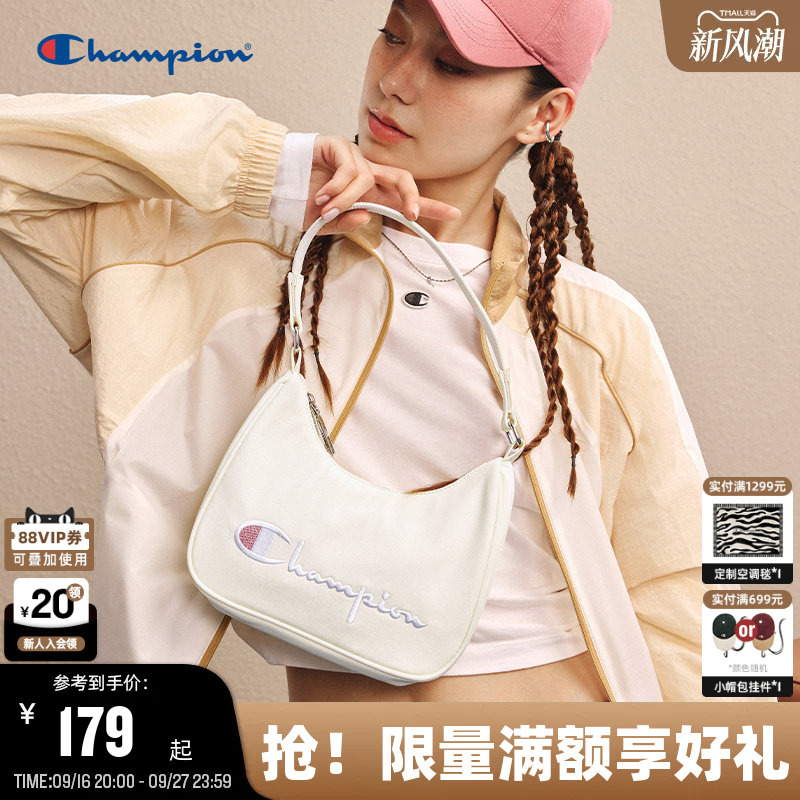 Champion Underarm Bag 26 Autumn New Women's Solid Color Embroidered Fashion Shoulder Bag Trendy Brand Handbag