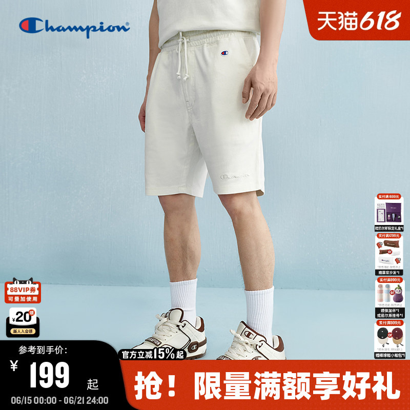 Champion Men's Shorts 2025 Summer New Style Five-Point Casual Sweatpants Washed Vintage Style Women's Trendy Brand Champion Men's Shorts 2025 Summer New Style Five-Point Casual Sweatpants Washed Vintage Style Women's Trendy Brand